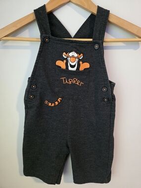 Disney Baby Tigger Embroidered Shortalls / Romper – 24 Months